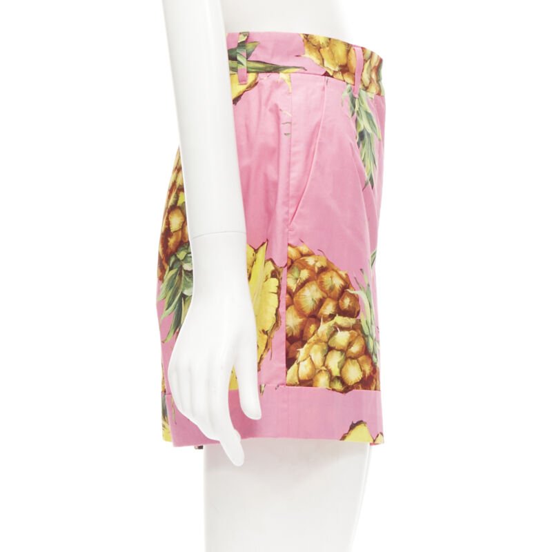 Dolce & Gabbana Pineapple Print Shorts - 4