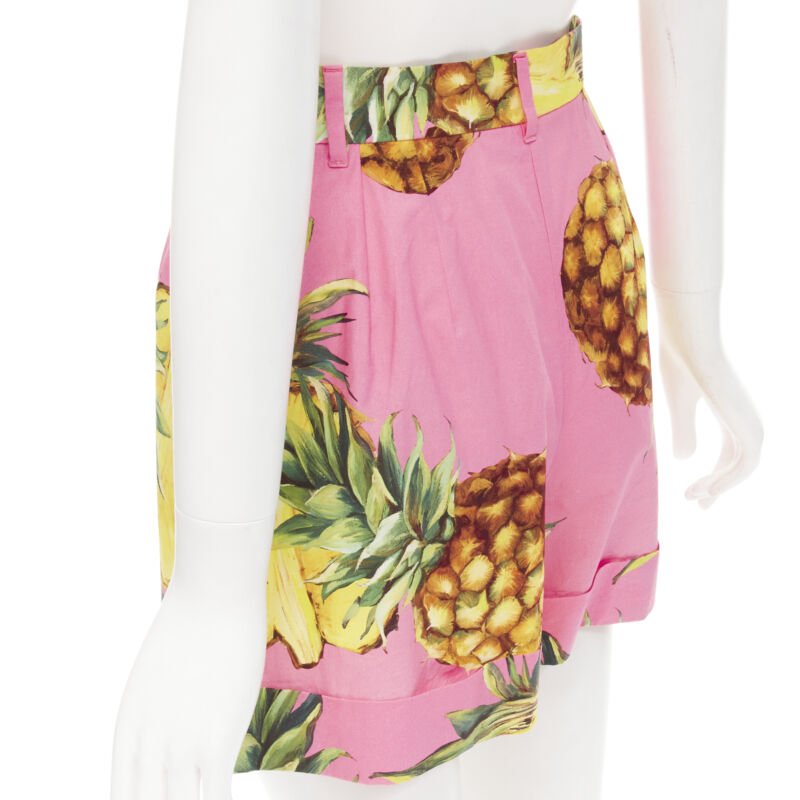 Dolce & Gabbana Pineapple Print Shorts - Detail 2
