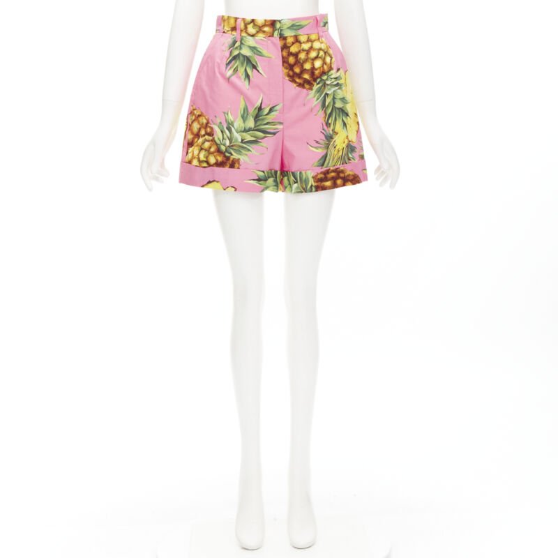 Dolce & Gabbana Pineapple Print Shorts - Image 11