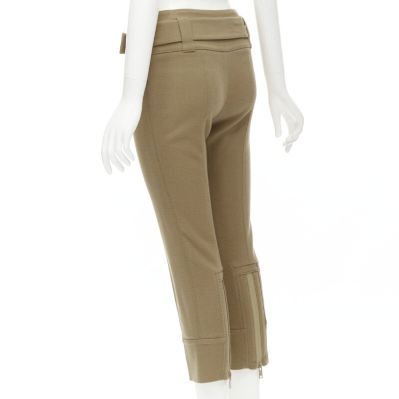 Prada Tan Cropped Pants - Detail 1