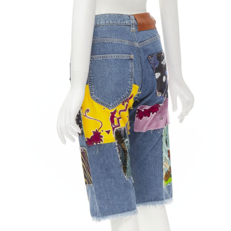 Loewe Sequins Patch Shorts - Detail 1