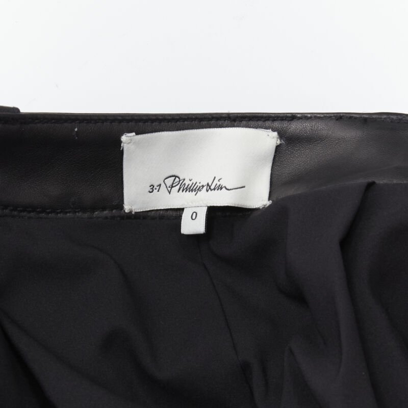 3.1 Phillip Lim Biker Leather Shorts - Image 10