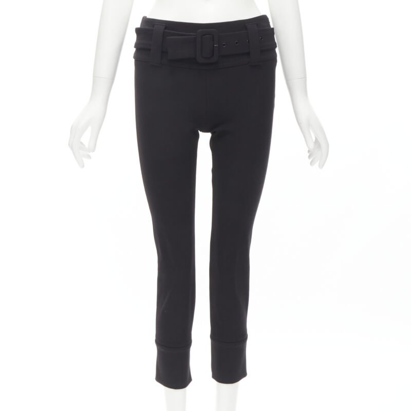 Prada Black Cropped Pants