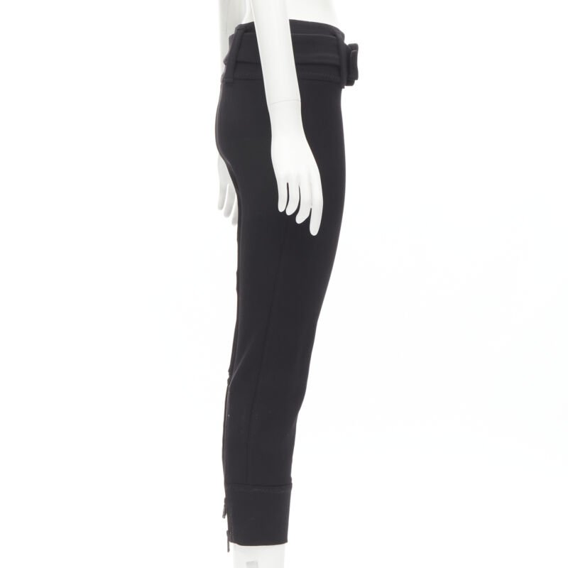 Prada Black Cropped Pants - 4