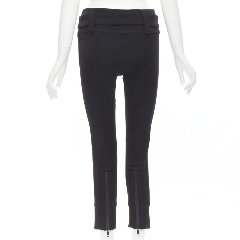Prada Black Cropped Pants - Detail 1
