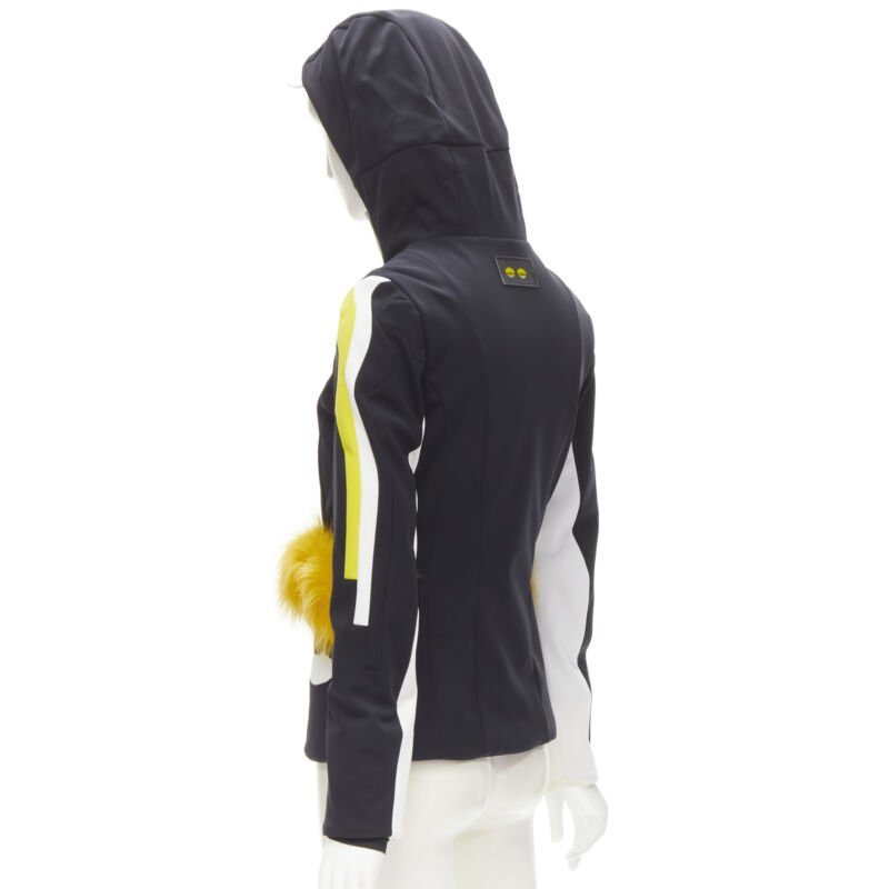 Fendi Black Yellow Ski Jacket - Detail 2