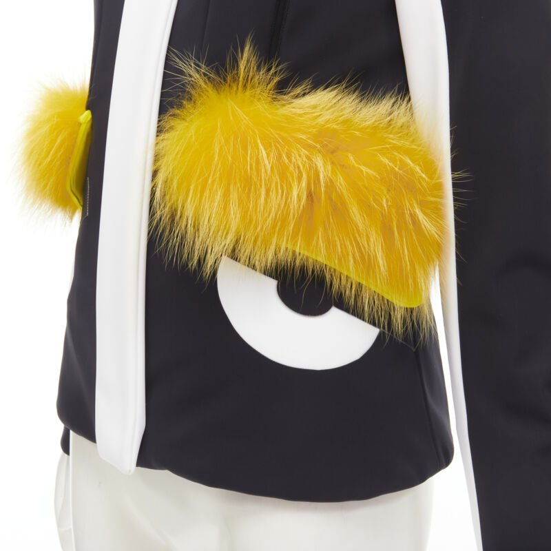 Fendi Black Yellow Ski Jacket - Image 11