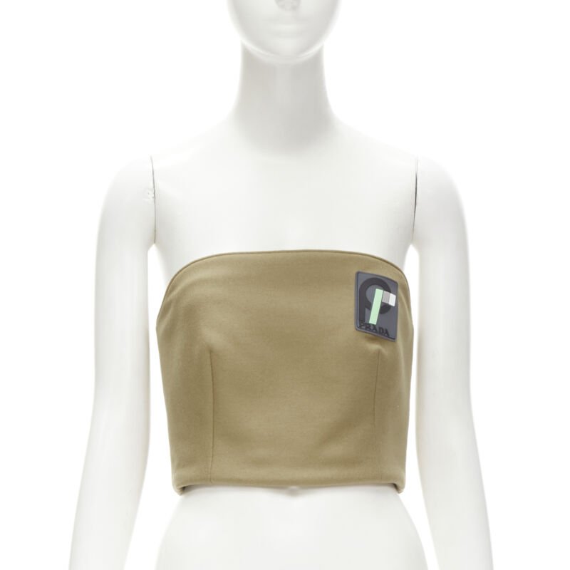 Prada Rubber Badge Bustier