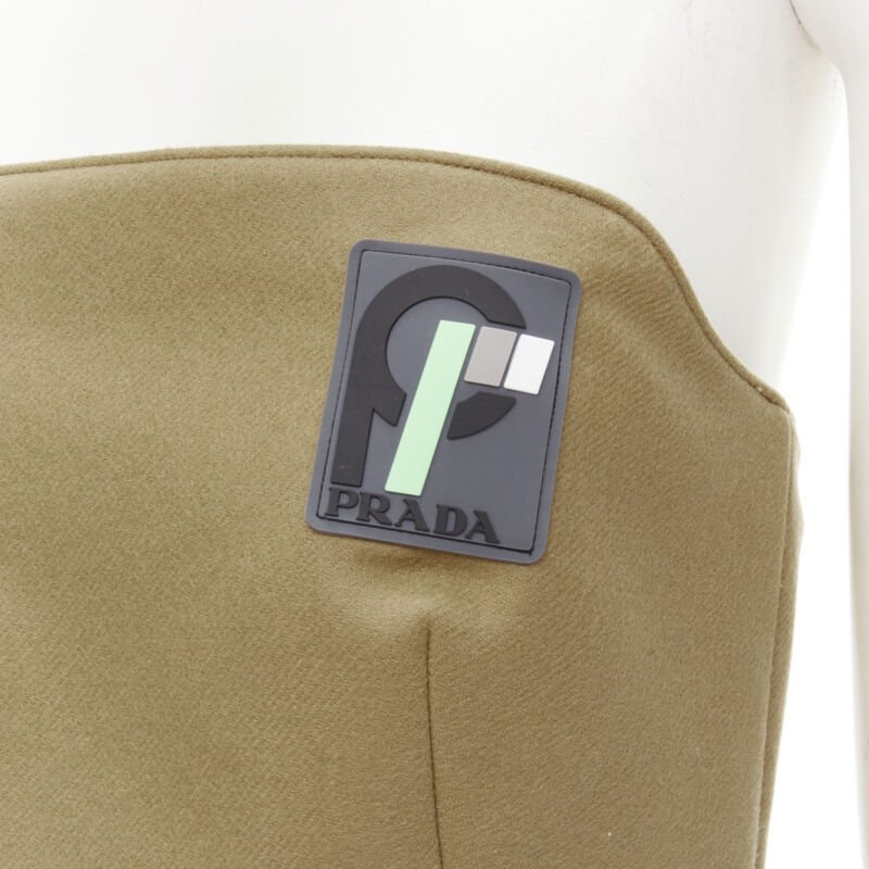 Prada Rubber Badge Bustier - Back view