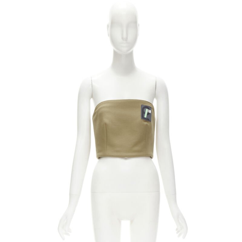 Prada Rubber Badge Bustier - Image 11