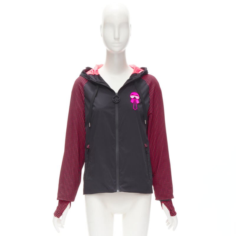 Fendi Black Pink Nylon Jacket - Image 12