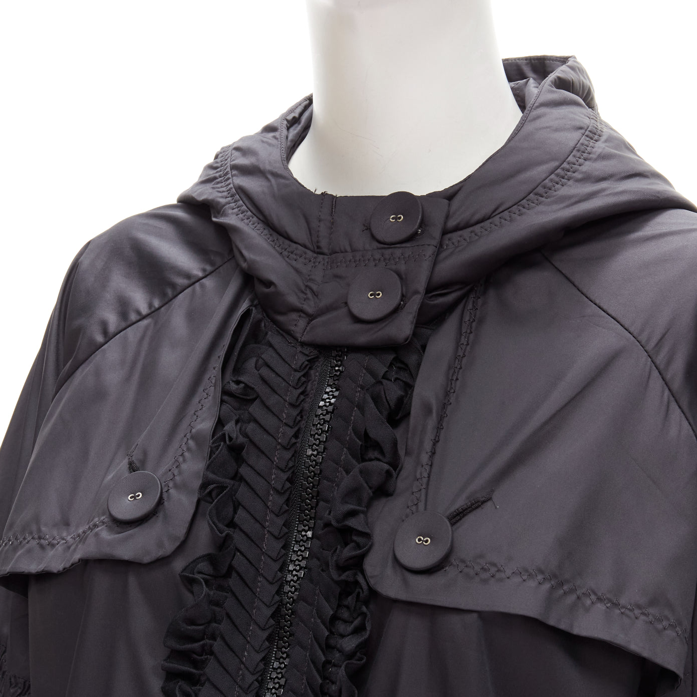 Adidas Pleated Ruffle Nylon Jacket - Detail 2