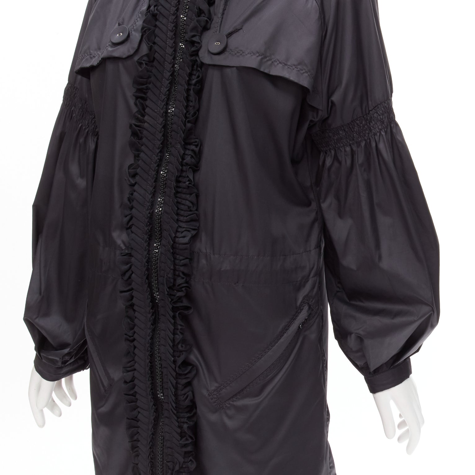 Adidas Pleated Ruffle Nylon Jacket - Image 10