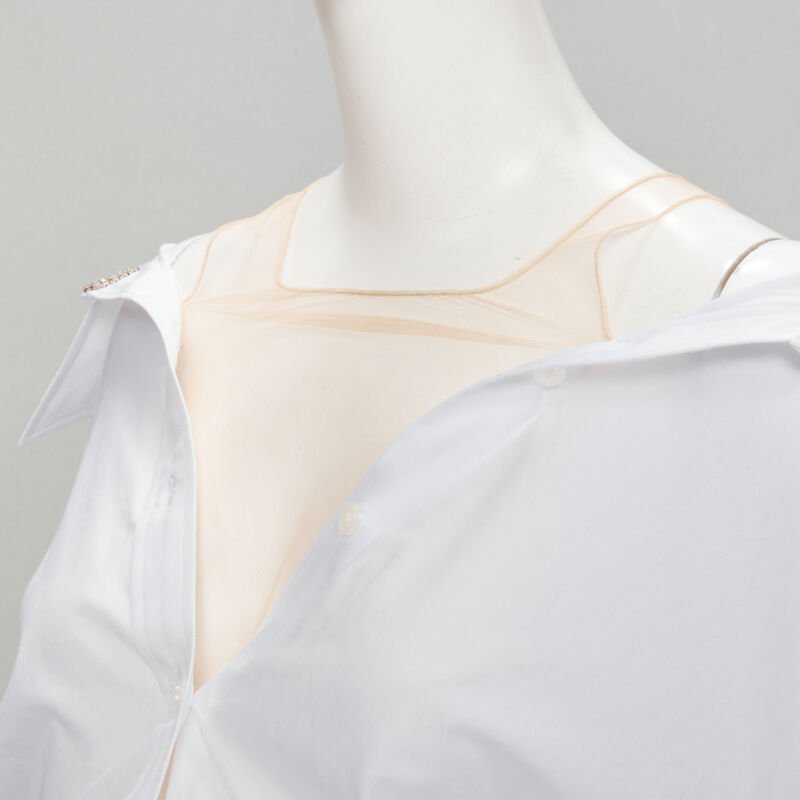Alexander Wang Crystal Crop Shirt - Detail 2
