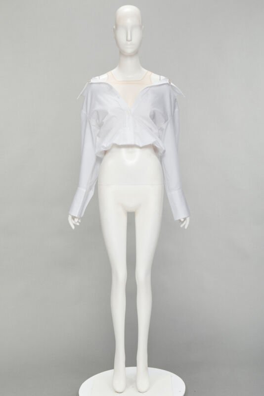 Alexander Wang Crystal Crop Shirt - Image 12