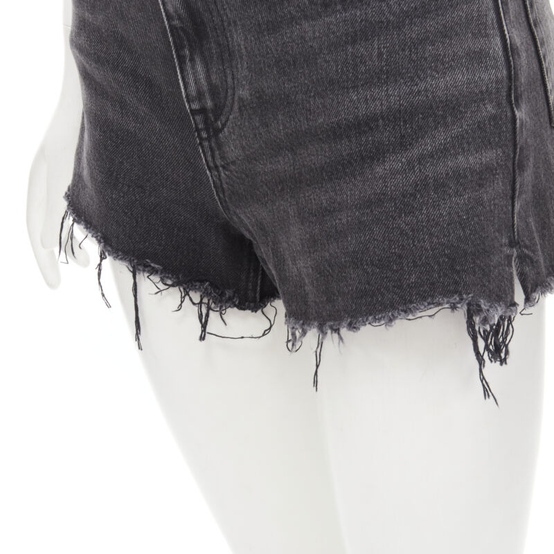Alexander Wang Frayed Denim Shorts - Image 10