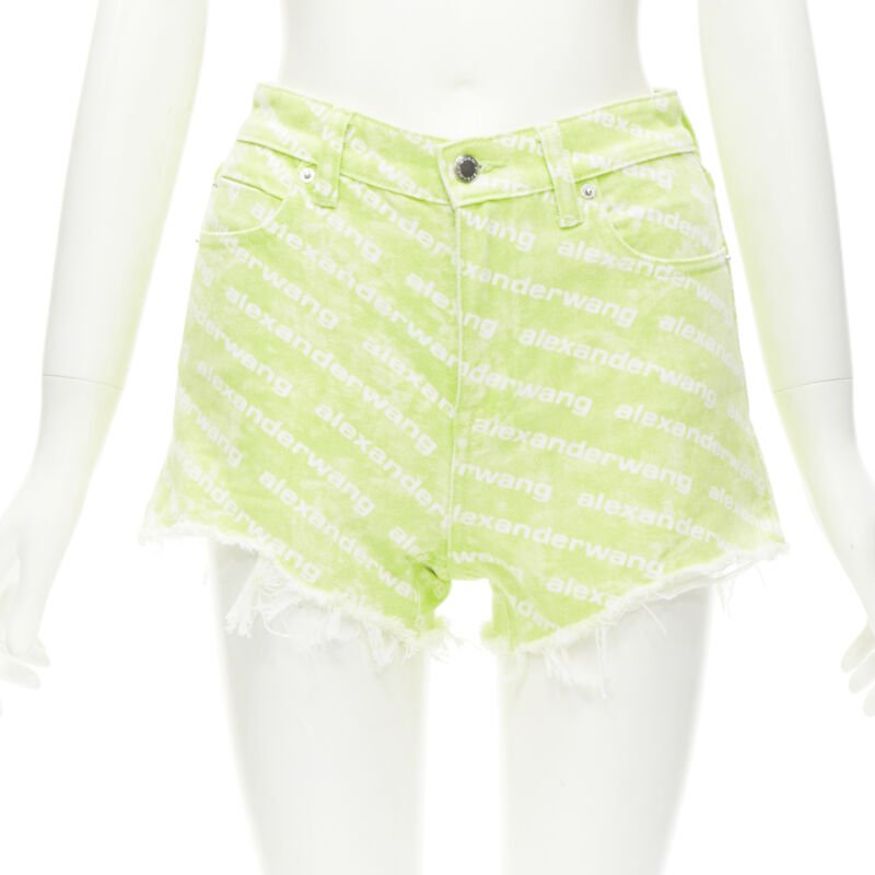 Alexander Wang Logo Print Shorts