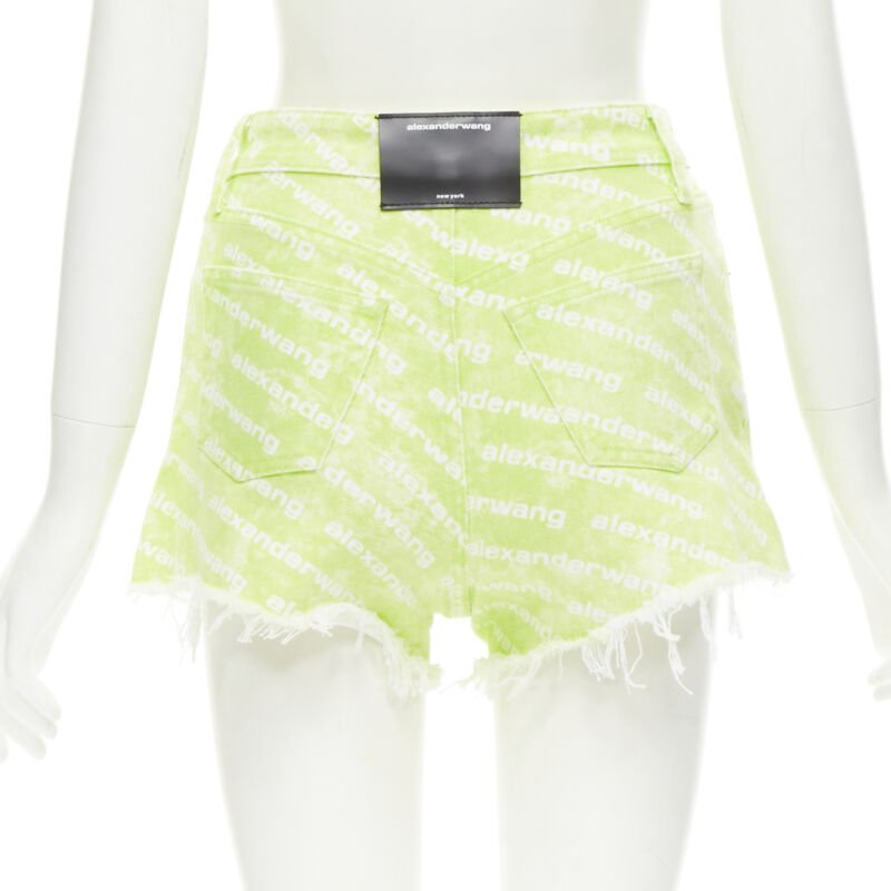 Alexander Wang Logo Print Shorts - Side view