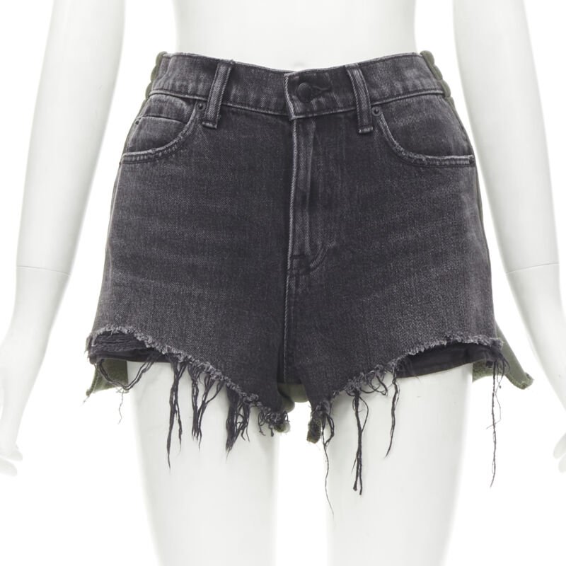 Alexander Wang Sweats Denim Shorts - Image 6