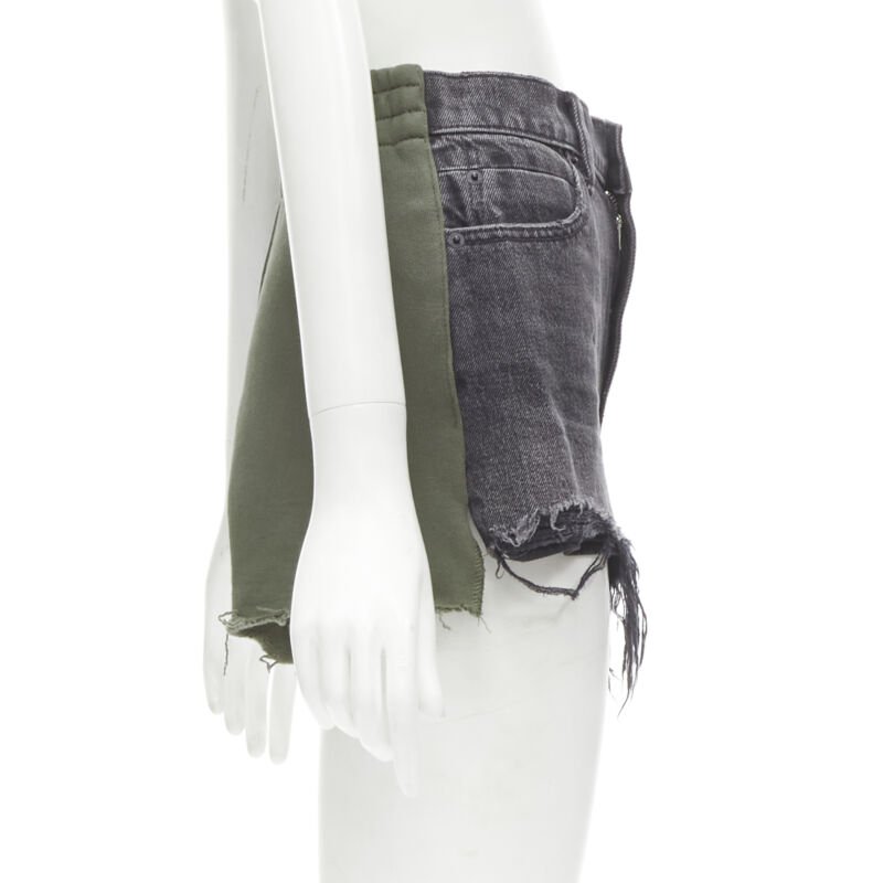 Alexander Wang Sweats Denim Shorts - 4