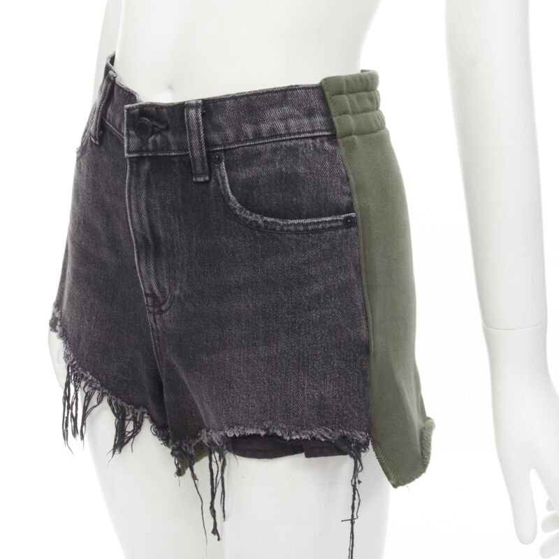 Alexander Wang Sweats Denim Shorts - Detail 2
