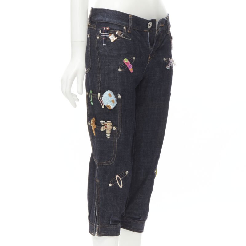 Moschino Denim Embroidered Jeans - Image 6