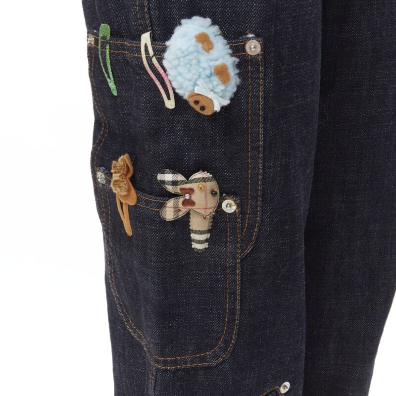 Moschino Denim Embroidered Jeans - Detail 2