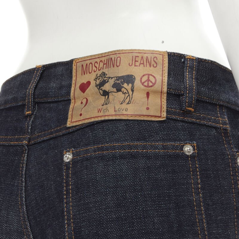 Moschino Denim Embroidered Jeans - Image 11