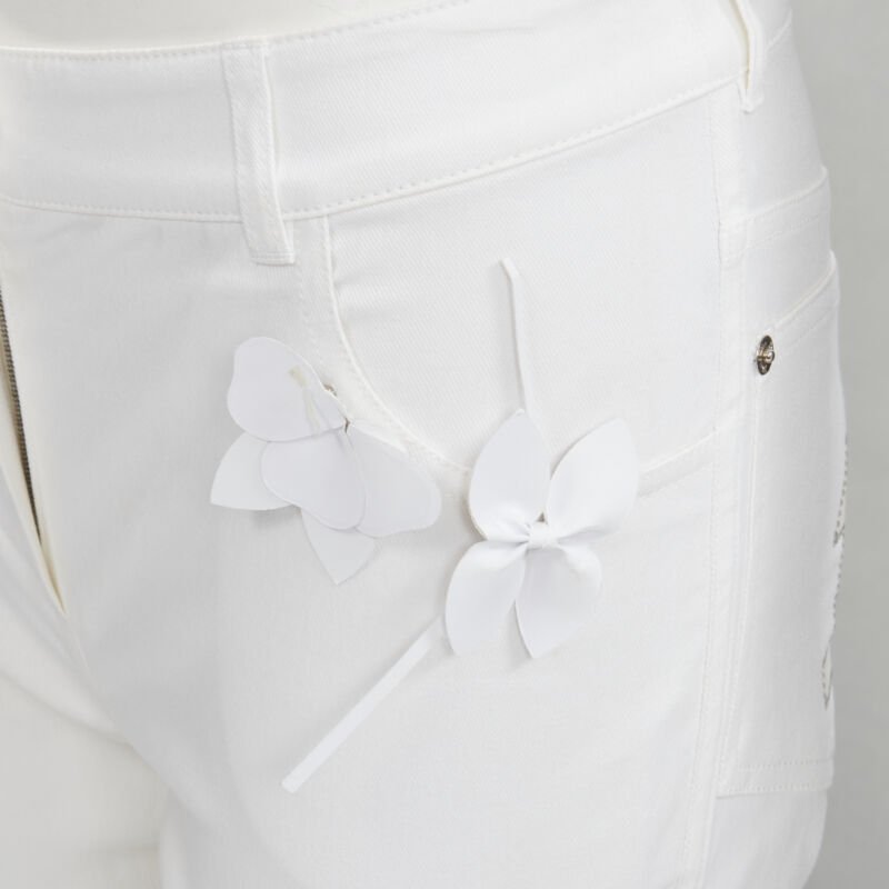 Christian Dior Crystal Cropped Jeans - Detail 2
