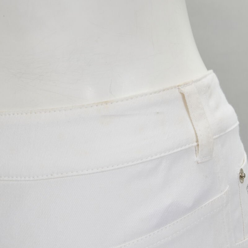 Christian Dior Crystal Cropped Jeans - Image 11