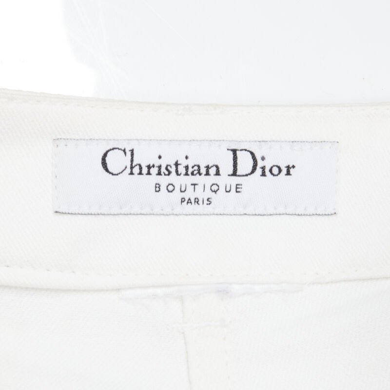 Christian Dior Crystal Cropped Jeans - Image 12