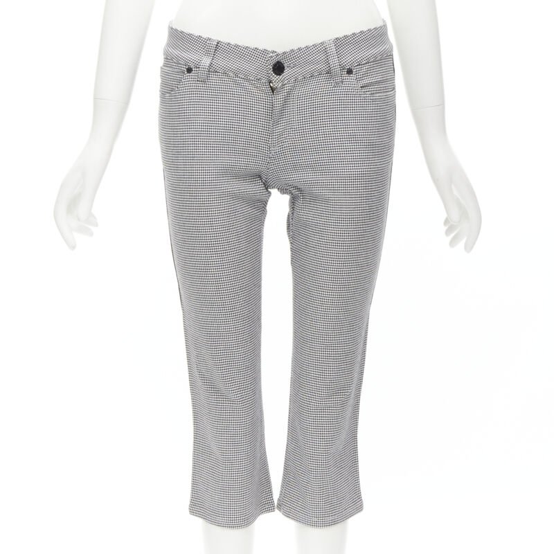 Gucci Houndstooth Cropped Pants