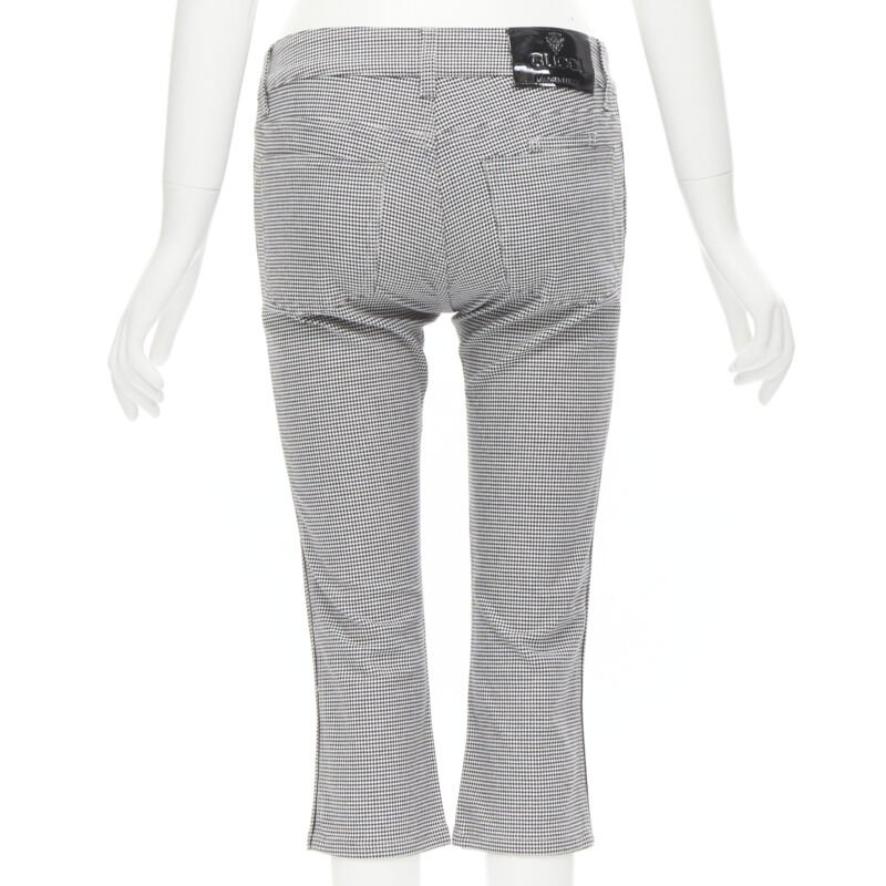 Gucci Houndstooth Cropped Pants - Side view