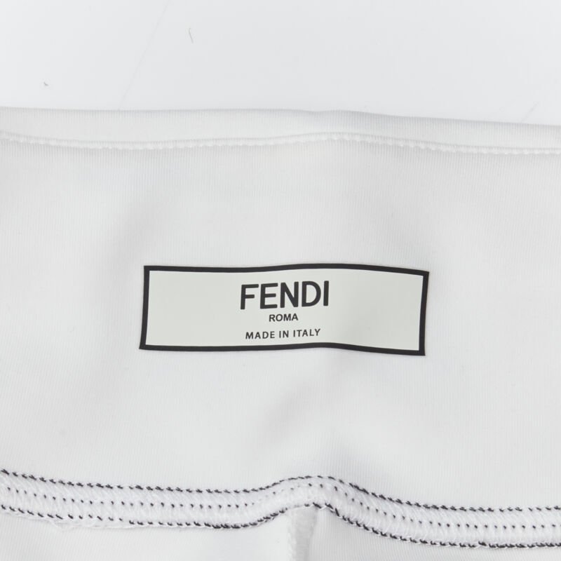 Fendi Mesh Insert Leggings - Image 11
