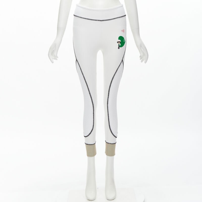 Fendi Mesh Insert Leggings - Image 12