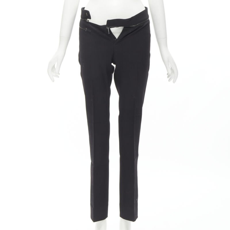 Gucci Silver Trim Trousers - Back view