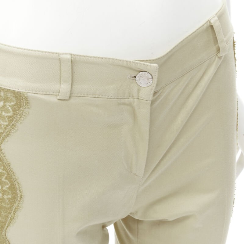 Dolce & Gabbana Lace Insert Pants - Detail 2