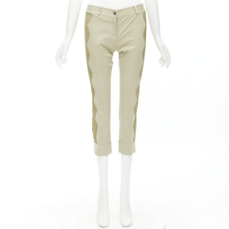 Dolce & Gabbana Lace Insert Pants - Image 12