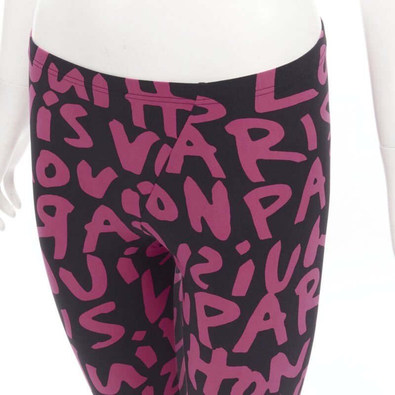 Louis Vuitton Graffiti Neon Leggings - Back view