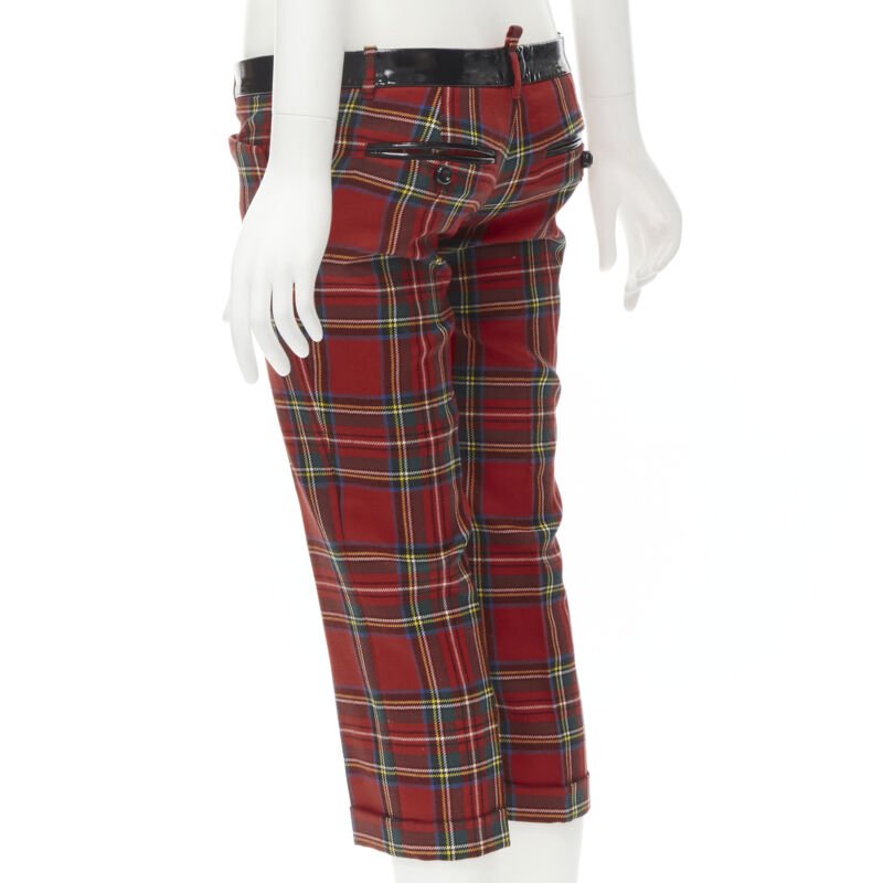 Dsquared2 Punk Plaid Pants - Detail 1