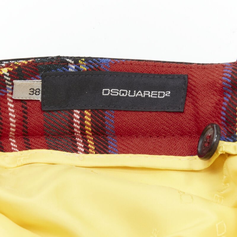 Dsquared2 Punk Plaid Pants - Image 12