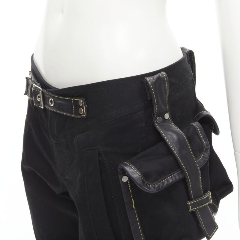 Dsquared2 Yellow Stitch Cargo Pants - Detail 2