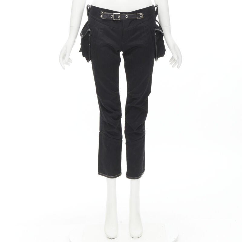 Dsquared2 Yellow Stitch Cargo Pants - Image 14