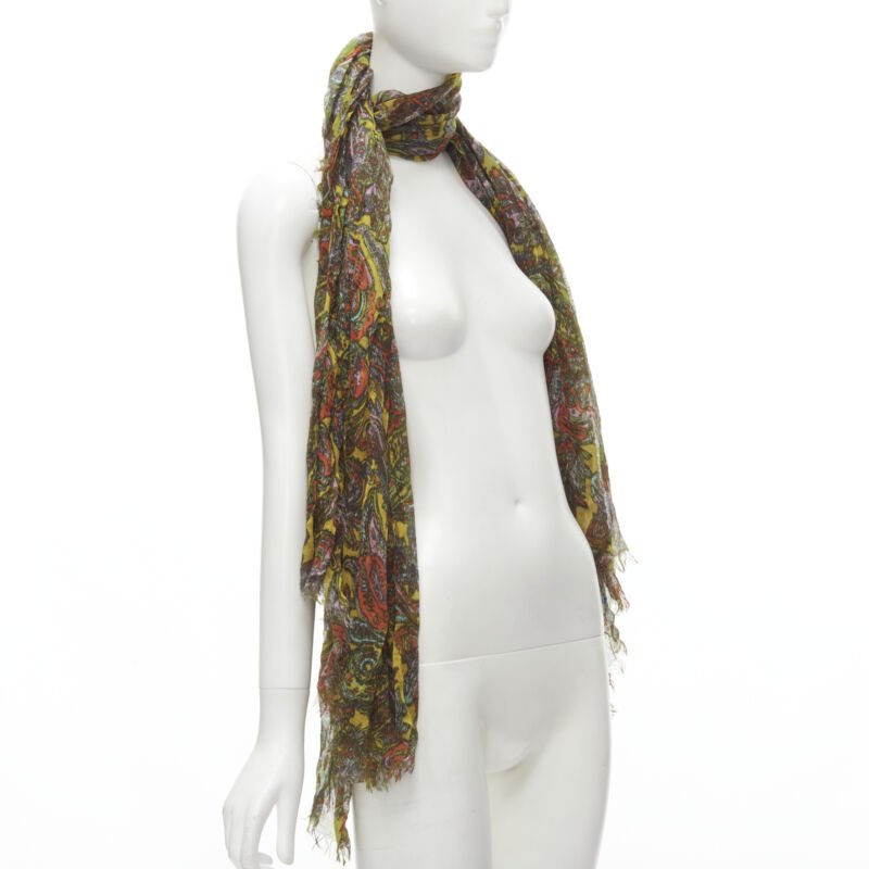 Louis Vuitton Paisley Scarf - Back view