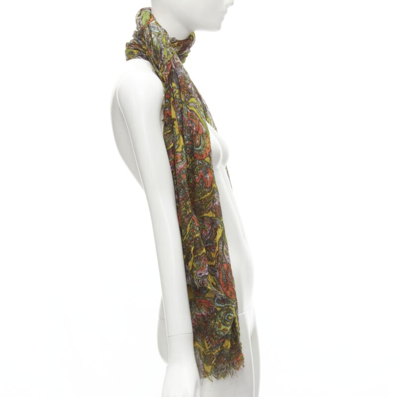 Louis Vuitton Paisley Scarf - Image 6