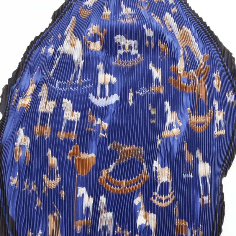 Hermès Rocking Horse Scarf - Back view