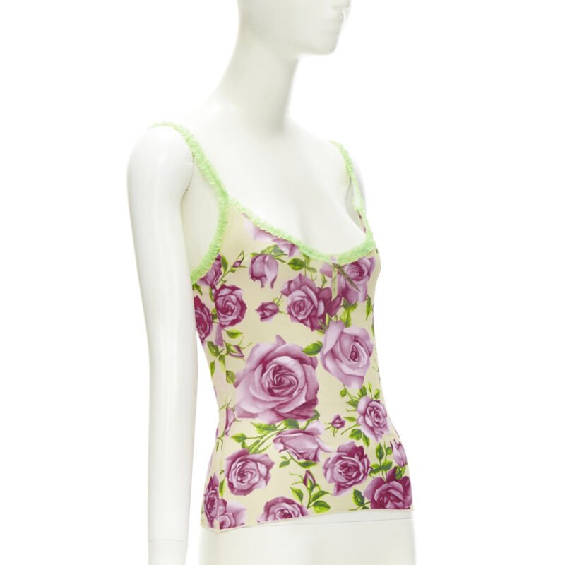 D&g Rose Ruffle Tank - Image 6