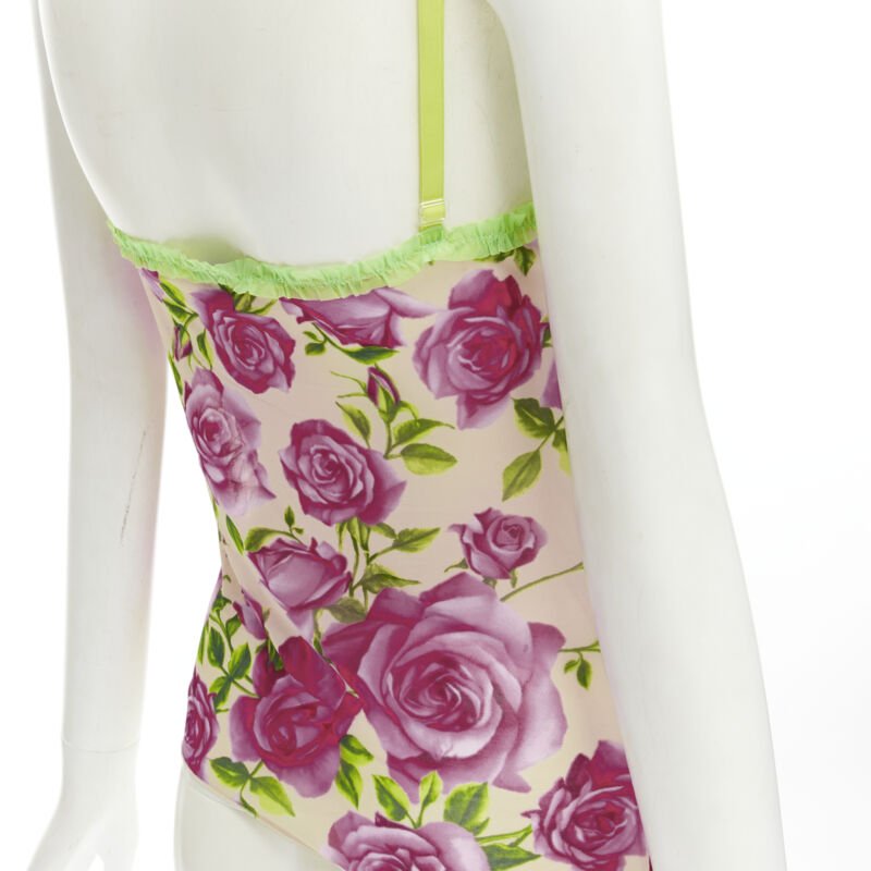 D&g Rose Ruffle Tank - Detail 2