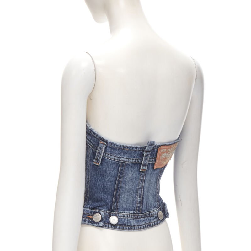 Dsquared2 Denim Corset Top - Detail 1