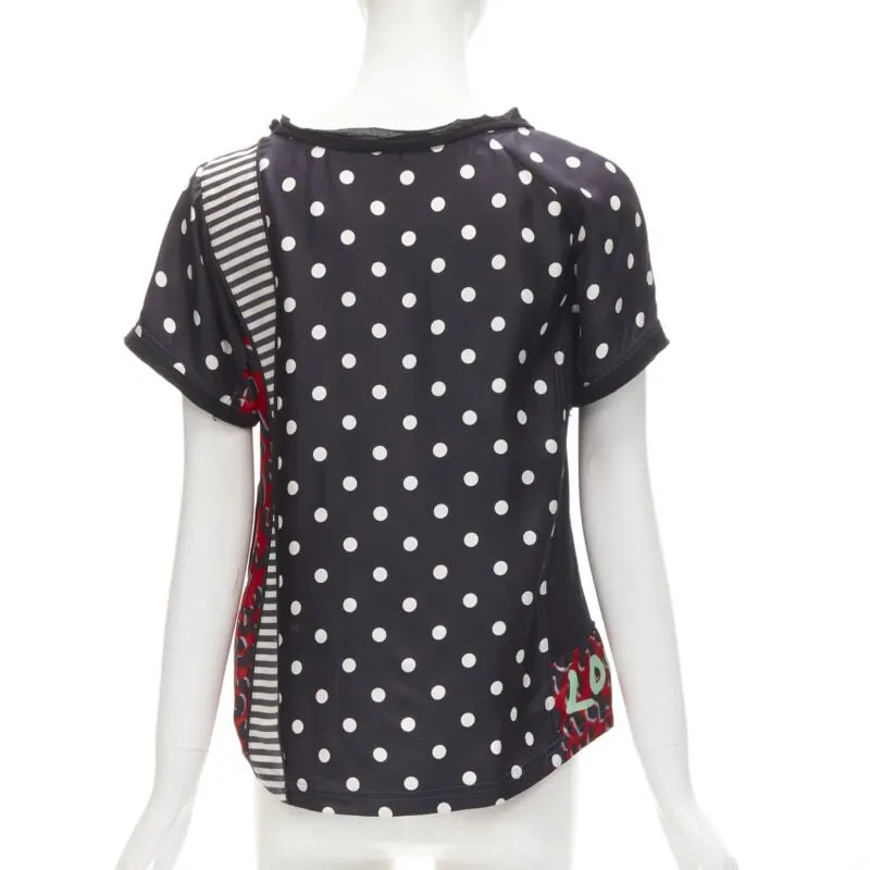 Louis Vuitton Graffiti Leopard Tee Black Silk Very good - Box View